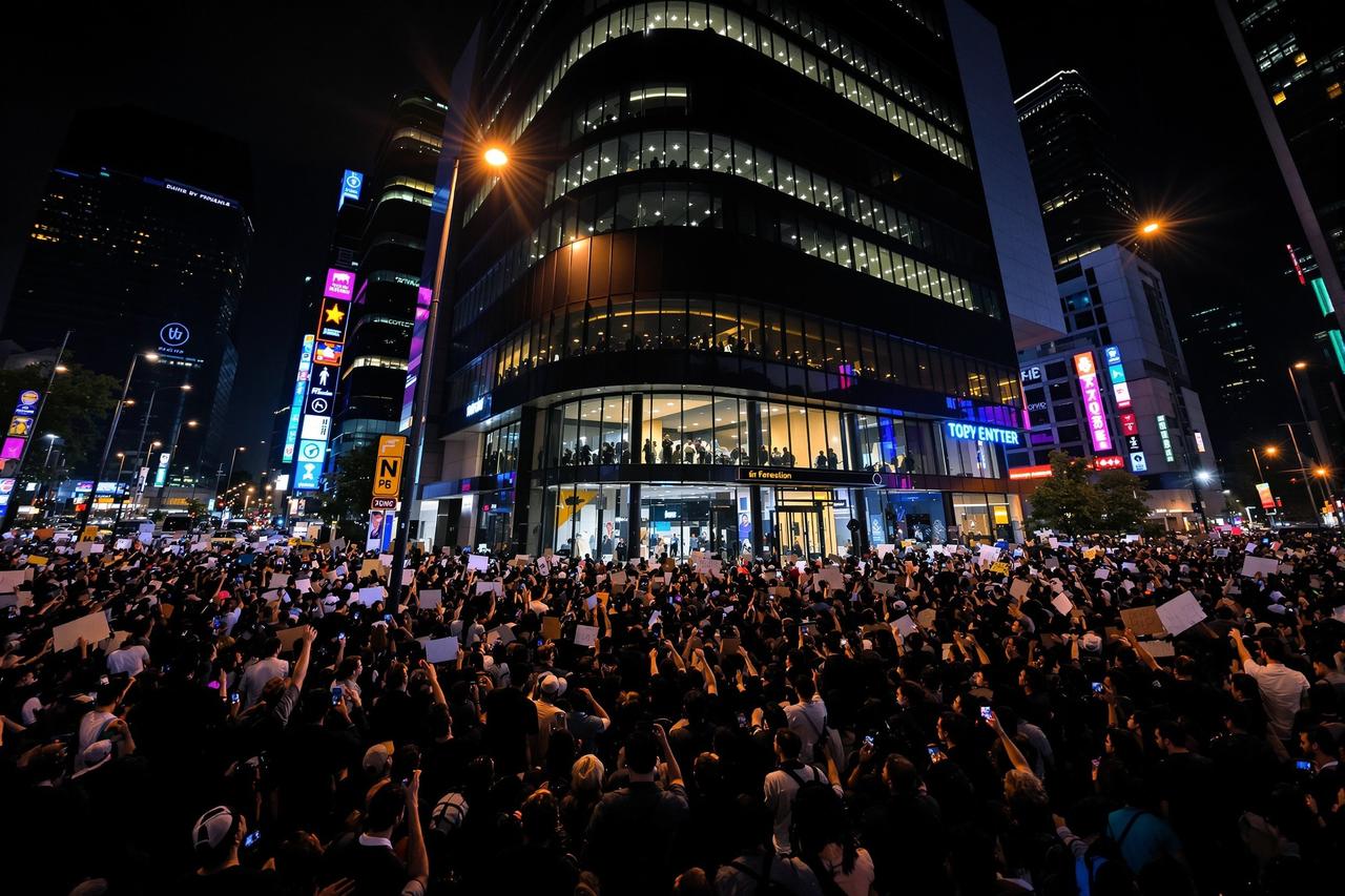 某偶像团体成员退团风波持续发酵，粉丝围攻经纪公司